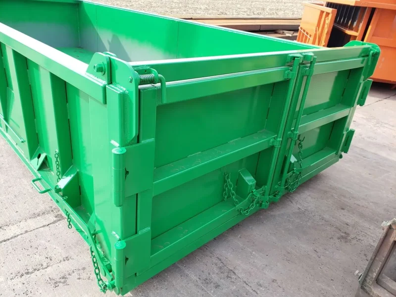 green dumpster